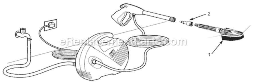Page A Diagram and Parts List for PW1347COLE  Campbell Hausfeld Pressure Washer
